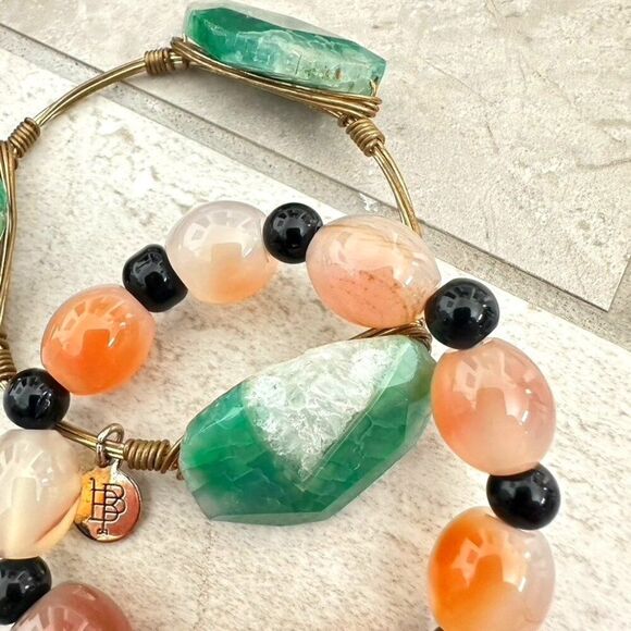 Fun Bracelet Bundle lot - Gemstone stone Sea Shell Beaded - Picture 4 of 4